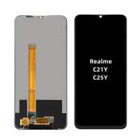 อะไหล่หน้าจอ LCD For OPPO RealmeC21Y RealmeC25Y จอแสดงผล LCD Touch Screen Digitizer