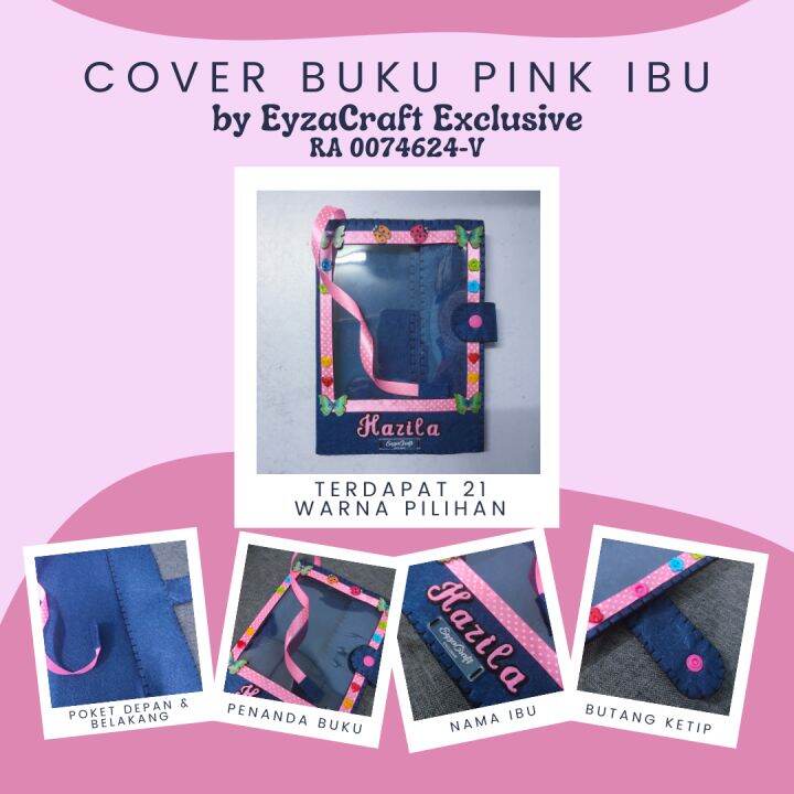 Cover Buku Pink Ibu Mengandung/Cover Buku Kesihatan Ibu Mengandung ...