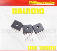 GBU1010 ไดโอดบริจด์ 10A 1000V Bridge Rectifier    1ตัวต่อแพ็ค