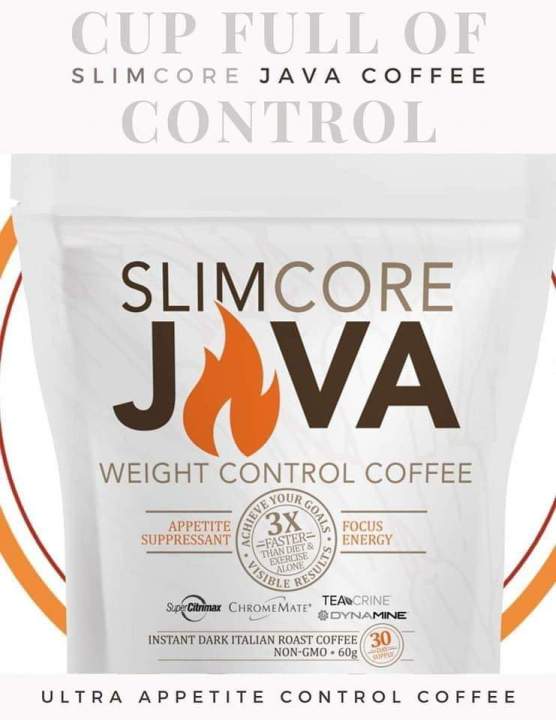 SlimCore Java Weight Control Coffee by MyCore Life 60g (30 Servings ...