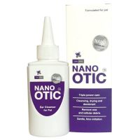 สินค้าหมดอายุ 21/09/23 Nano​ OTIC ผลิต​ภัณฑ์​ทำความสะอาดหูสัตว์เลี้ยง