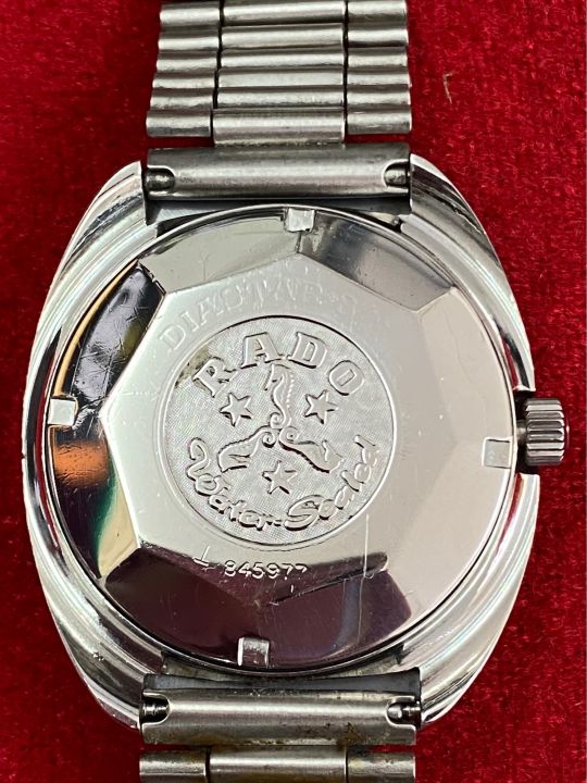 rado-diastar-25-jewels-automatic-ตัวเรือนคาไบรท์-นาฬิกาผู้ชาย-นาฬิกามือสองของแท้