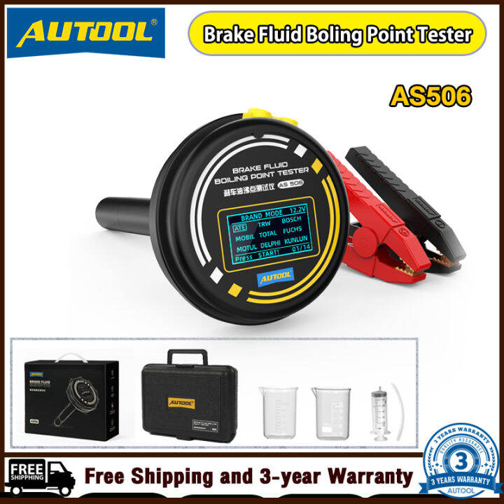 AUTOOL AS506 Brake Fluid Boiling Point Detector Universal Brake Fluid Tester Tool Wet And Dry