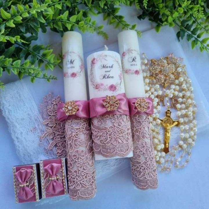 Custom Unity Candles with fireatch Lazada PH