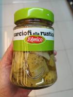 Damico Carciofi Alla Rustica 170g.อาร์ติโชคในน้ำมันปรุงรส 170 กรัม