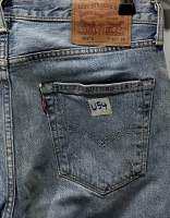 กางเกงยีนส์(มือสองแท้?%) Levis 501 S (ป้ายหนัง)เอวป้าย30” เอววัดจริง32” MADE IN POLND (รหัสU54) ยาวทั้งตัว39.5” ยาวจากเป้าถึงปลายขา29” ปลายขากว้าง6“ ***สนใจสอบถามเพิ่มเติมได้ค่ะ***