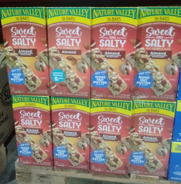 nature valley sweet& salty almond bar 36ct Lazada PH