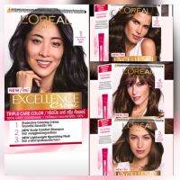 ✅ถูกกว่าห้าง?%พร้อมส่ง✅ สีลอลีอัล ❤️Loreal ExcellencefashionCreamโทนสีปิดผมขาวแนบสนิท (แท้รับตรงจากบริษัท)