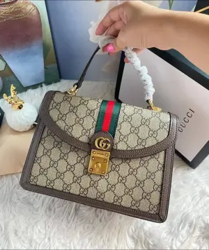 GUCCI OPHIDIA ALMA SLING BAG WITH BOX