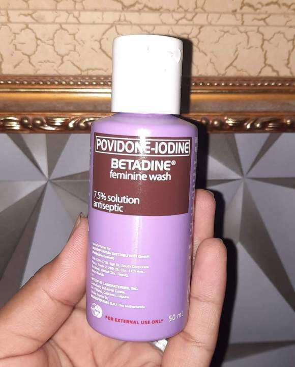 betadine faminine wash 25ml Lazada