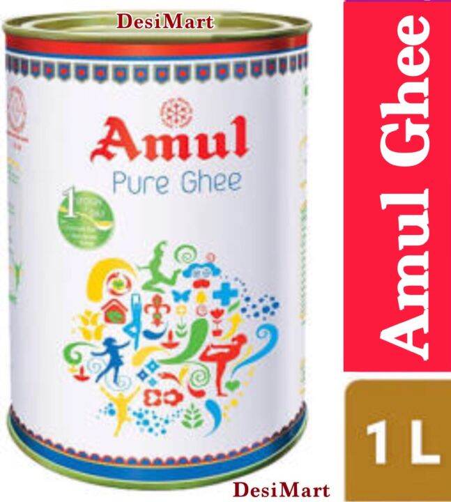Amul Pure Ghee 1ltr ( Date of expiry is APRIL 2024 ) Lazada.co.th