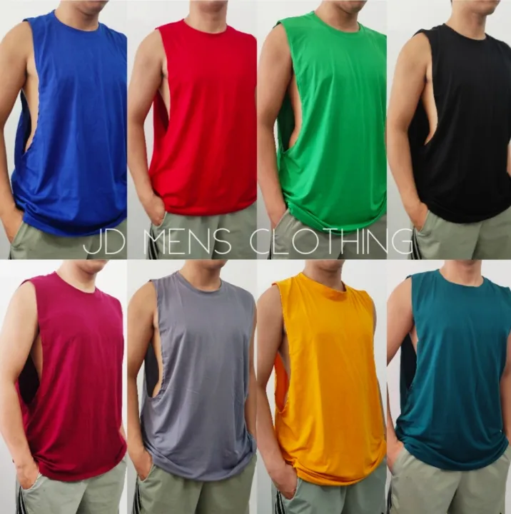 JD Mens PLAIN Muscle Sando ASSORTED RANDOM | Lazada PH