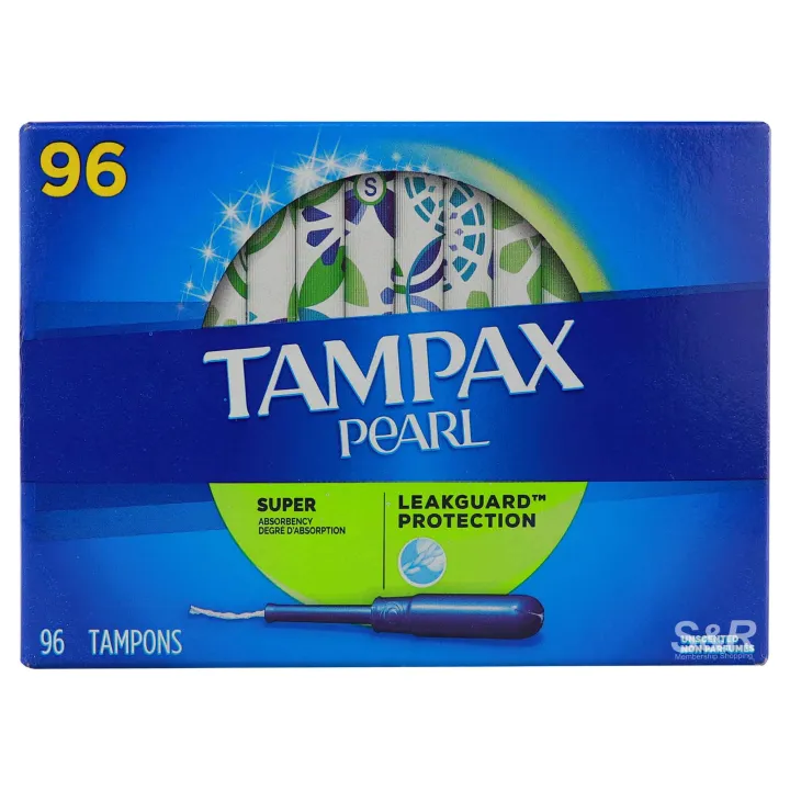 Tampax Pearl Super Absorbency Tampon 96pcs | Lazada PH