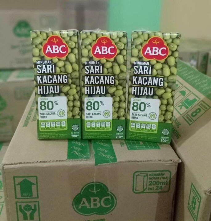 Abc Sari Kacang Hijau Kemasan Uht 200ml Isi 24 Pcs Dus Lazada Indonesia