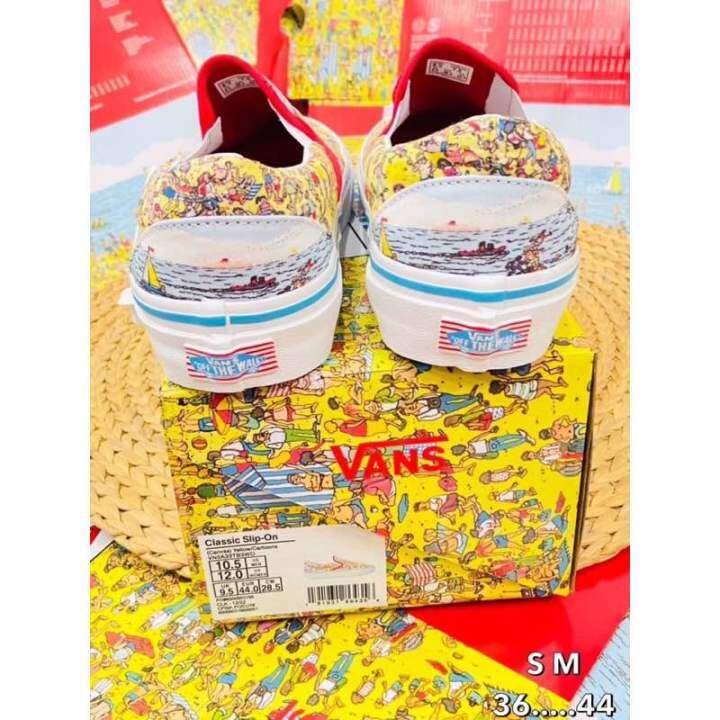 vans-slip-on-x-where-s-waldo-size36-44