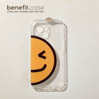 เคสมือถือลายการ์ตูนหน้ายิ้มแบบเรียบง่ายเหมาะสำหรับ iPhone 13PROMAX เคสนิ่มแบบใสน่ารักสำหรับ iphone12 14PROMAX ซิลิโคนสำหรับ11xsmax XR 8PLUS สไตล์ญี่ปุ่นและเกาหลี7