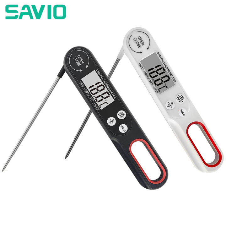 Digital Meat Thermometer Cooking Food Kitchen BBQ Probe Water Milk Oil  Liquid Oven Digital Temperaure Sensor Meter Thermocouple Color: white