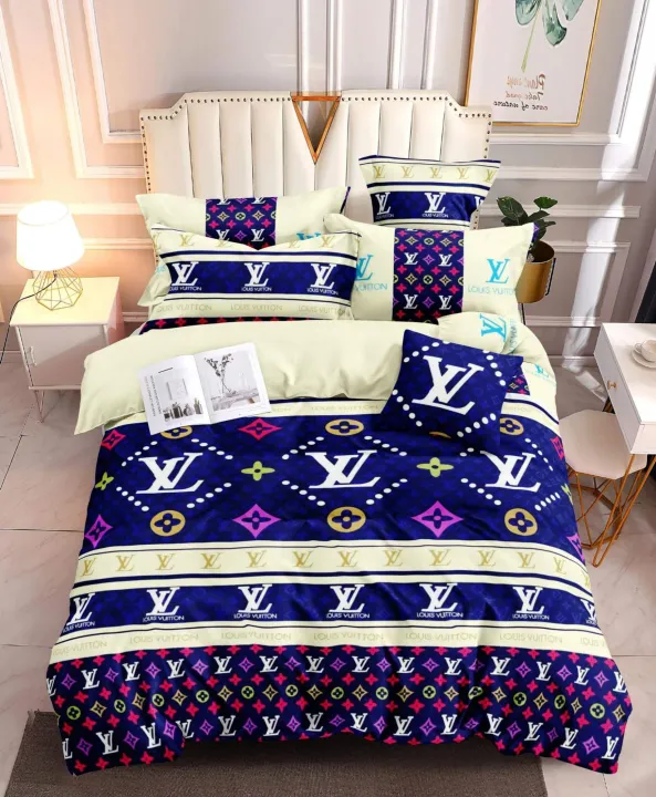 LOUIS VUITTON Premium Canadian Cotton 3n1 Bedsheet Lazada PH