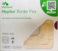 Mepilex Border Flex ขนาด 10*10cm (ราคาต่อ 1 แผ่น)