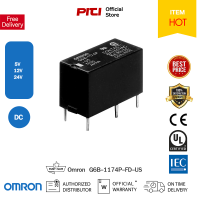 Omron G6B-1174P-FD-US Latching Relay 4 ขา แลทชิ่งรีเลย์ ชนิดหน้าสัมผัส SPST-ON พิกัดโหลด 8A, 250VAC