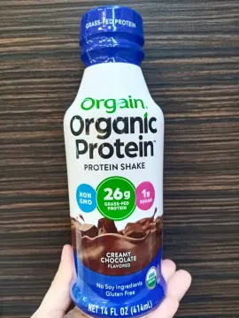 Orgain 26G Organic Protein Shake, Creamy Chocolate - 12 count, 14 fl oz bottles