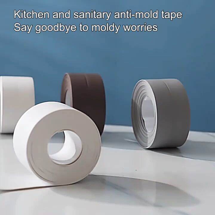 Kitchen Sink Sealant Tape Strip Self Adhesive Tapes Bathroom Shower PVC Sink Tape Anti Mold
