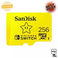 256GB Micro SD Card SANDISK Nintendo Cobranded SDSQXAO-256G-GN3ZN (100MB/s,) Best For Nintendo Switch ประกัน LT. การ์ดหน่วยความจำ เมมโมรี่การ์ด micro sdcard microsdcard ไมโครเอสดีการ์ด