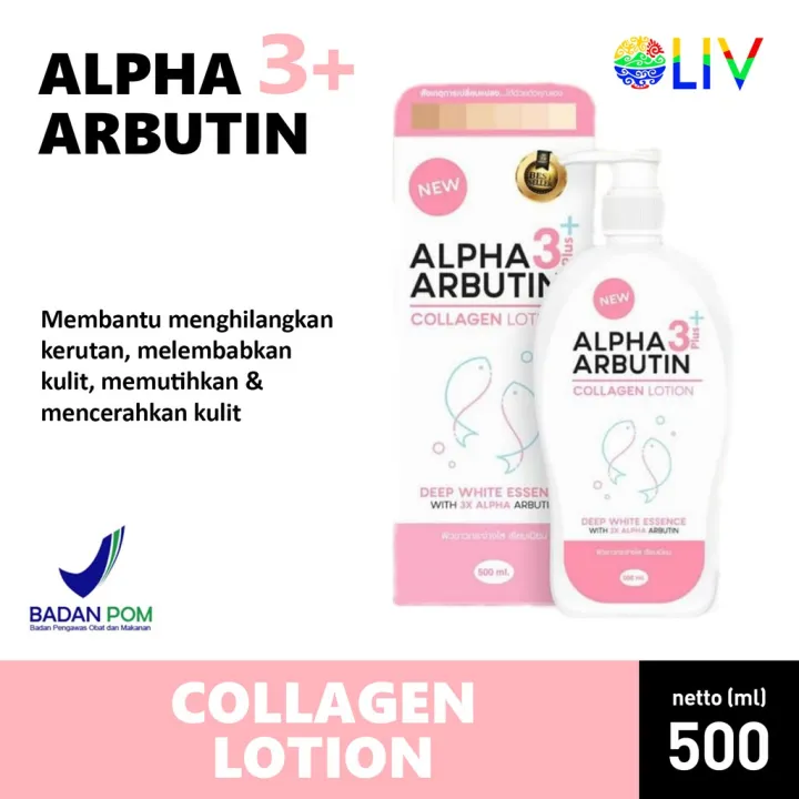 BODY LOTION ALPHA ARBUTIN 3+ ORIGINAL 500ml COLLAGEN BODY LOTION