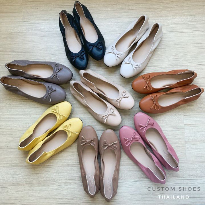 รองเท้าบัลเล่ต์-by-customshoes-ใส่สบาย-และ-นุ่มมากๆๆ-มีให้เลือกถึง-16-สี-ฝีมือคนไทย