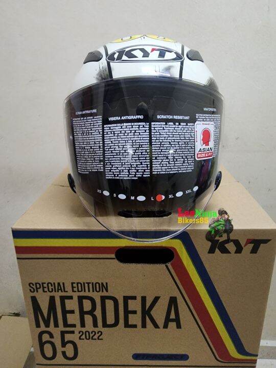Helmet Kyt Merdeka 65 Lazada