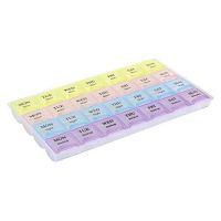 Weekly 7 Days Tablet Pill Box Holder Medicine Storage Organizer Case Container