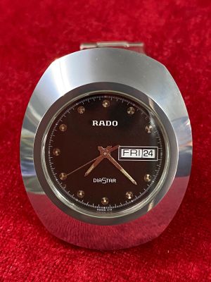 RADO DIASTAR Quartz ตัวเรือนคาไบรท์ นาฬิกาผู้ชาย นาฬิกามือสองของแท้