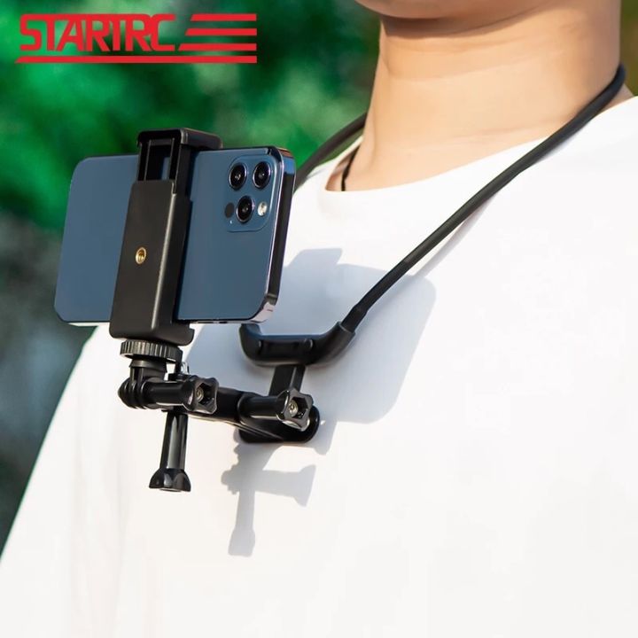 startrc-hanging-neck-mount-holder-first-person-perspective-shooting-bracket-phone-osmo-pocket-action2-vlog-pov-riding-camera-accessories