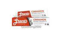 (Free shipping) Grants Cinnamon Natural Toothpaste with Orange &amp; Neem oil 110 g ยาสีฟัน รสอบเชย ผสานกลิ่นส้ม ตรา แกรนท์ 110 กรัม