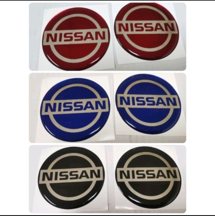 สติ๊กเกอร์กลม-เทเรซิ่นนูนอย่างดี-โลโก้-นิสสัน-ติดรถ-แต่งรถ-sticker-logo-nissan-logo-ติดดุมล้อ-ดุมล้อ-สวย-กลม-โลโก้-นิสสัน-logo-nissan-logo-โลโก้นิสสัน