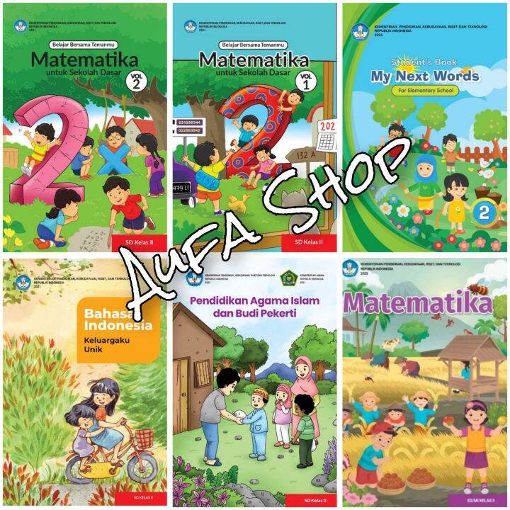 Buku Siswa Kelas 2 Kurikulum Merdeka, My Next Words, Matematika, Bahasa ...