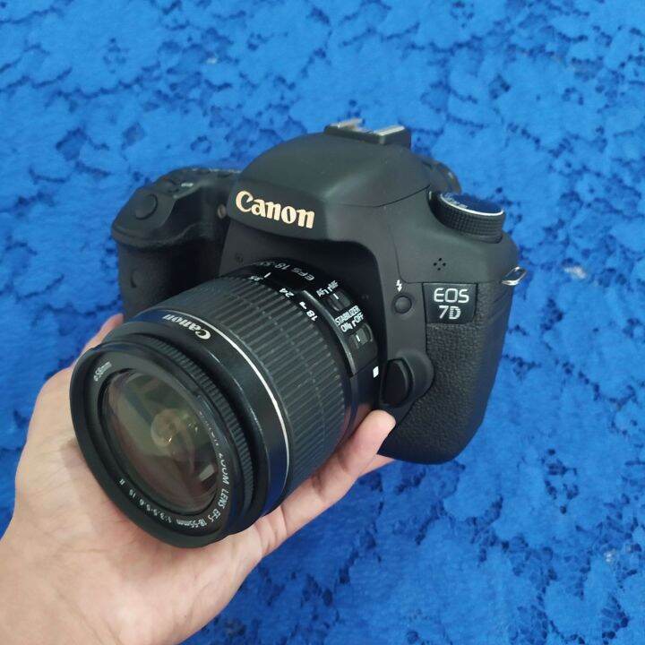 Kamera CANON EOS 7D Dan Lensa Kit 18-55mm DSLR Siap Pakai | Lazada ...