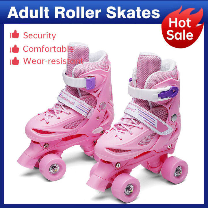 Roller Skates 4 Wheels For Kids Boys Roller Skates 4 Wheel 12 Years old