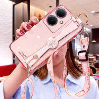 Vivoy73 + เคสโทรศัพท์มือถือ VIVO สายรัดข้อมือ Y78สิบเคสซิลิโคนป้องกัน5G สายคล้องคอสะพายข้าง v2271a คลุมทั้งหมดป้องกันการตกหล่น voviy เคสนุ่ม vovoy บวก BBK viviy หญิง viv0เน็ตไอดอล