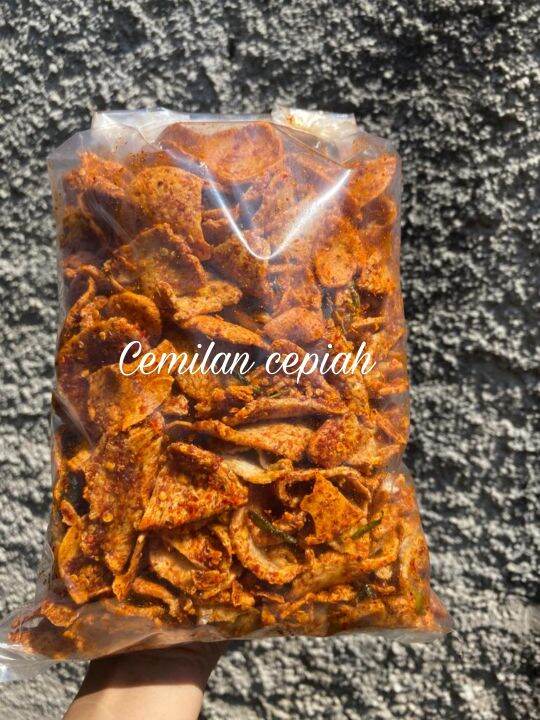 Basreng Bulat Pedas Extra Daun Jeruk Kemasan 1kg Lazada Indonesia