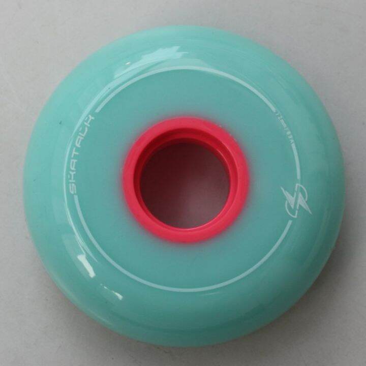 Old a Roller Skating Turquoise Rollerblade Wheel Brush Street Wheel