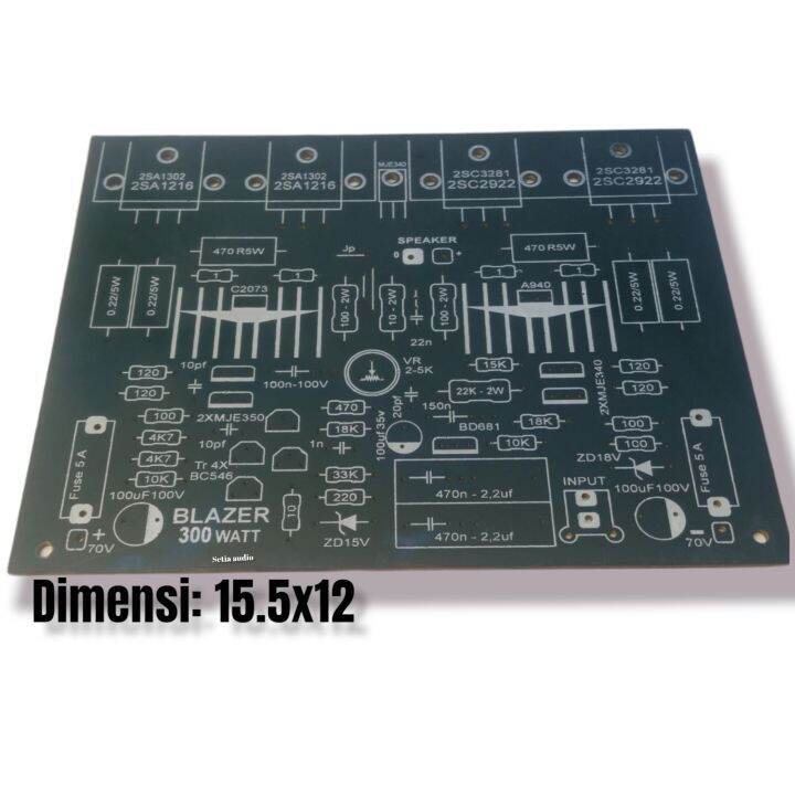 pcb driver power amplifier BLAZER 300 wat | Lazada Indonesia