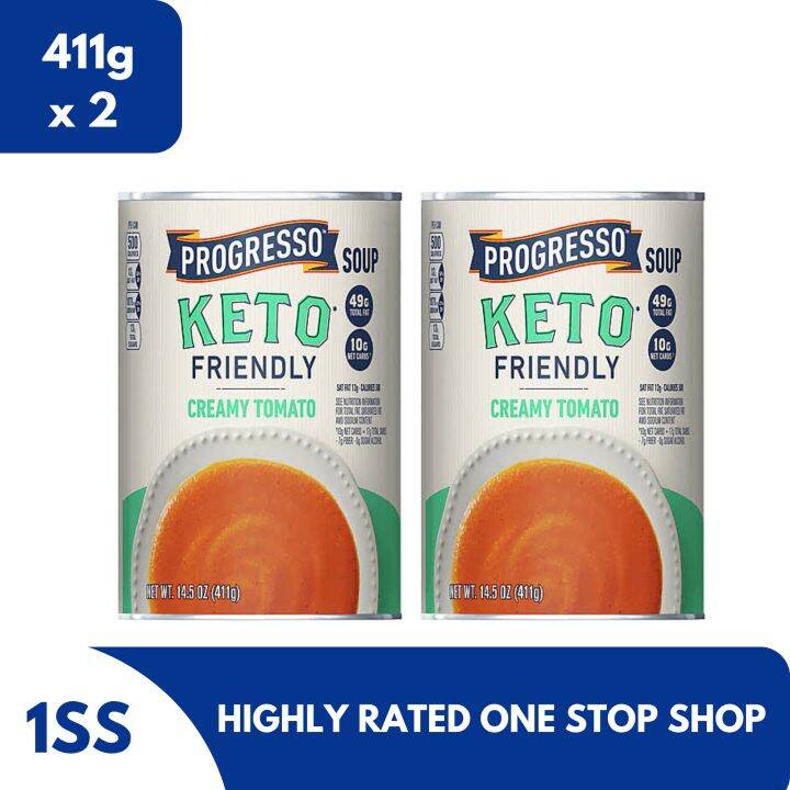 Progresso Soup Keto Friendly Creamy Tomato, 411g set of 2 Lazada PH