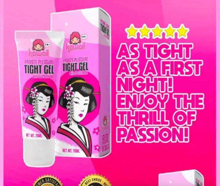 2 pcs Kawaii Private Pleasure Tight Gel with Glutathione 70ml Helps