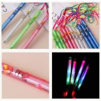 แท่งไฟLED แท่งไฟเรืองแสงกระพริ มีสายคล้องคอ LED glow sticks (คละสี)