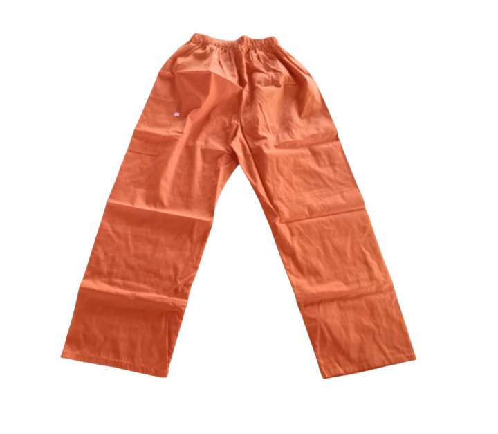 กางเกง-กางเกงขายาวพระ-ผ้าซัลฟอไรซ์-กางเกงทำงานพระ-มีไห้เลือก2สี