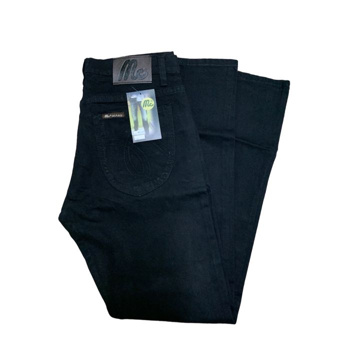 mc-jeans-กางเกงผู้ชายขายาว-ขากระบอกเล็ก-ขาเดฟ-ผ้ายืด-ใส่สบาย-มี-3-สีให้เลือก-สียีนส์-สีดำมิดไนท์-สีดำ-super-black-เป็นกระดุม