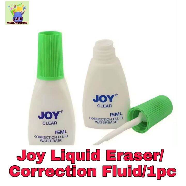 Joy Liquid Eraser/Correction Fluid/ (1pc) J & E Lazada PH