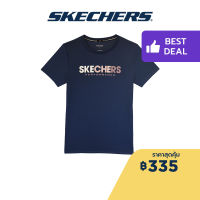 Skechers สเก็ตเชอร์ส เสื้อยืดแขนสั้นผู้หญิง เสื้อกีฬา Women Performance Running Short Sleeve Tee - SP22Q4W363-SEBL