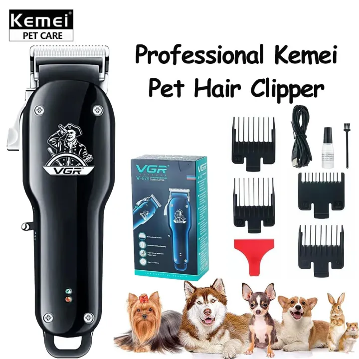 Kemei V-679 Pet Razor Professional Dog Grooming Kit Adjustable Haircut ...